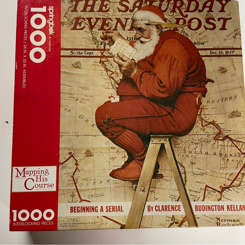 Vintage Springbok Saturday Evening Post Extra Good Boys &Girls 1000 Pieces